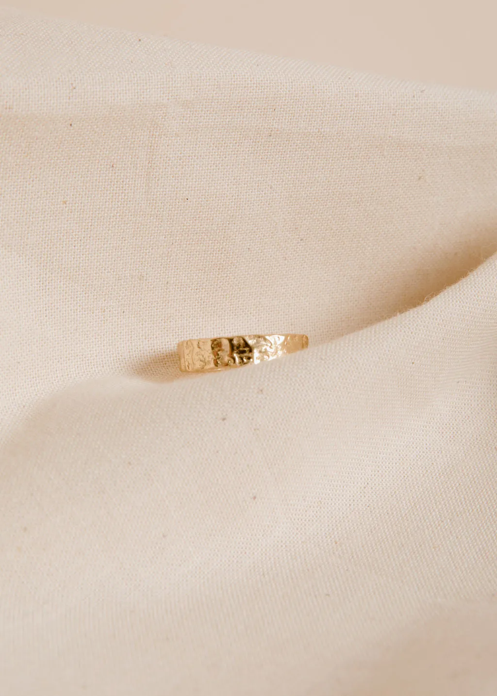 Small Textured Minimalist Ring Trendy Gift