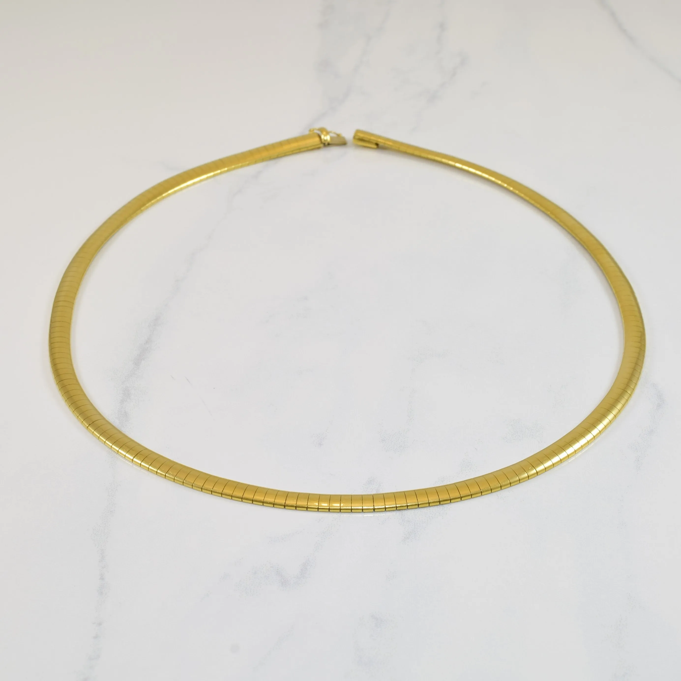 Birks' Yellow Gold Omega Chain | 17" | Everyday Feature