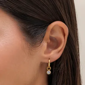 Curved Item Spiral Accent Sunlit Hoops