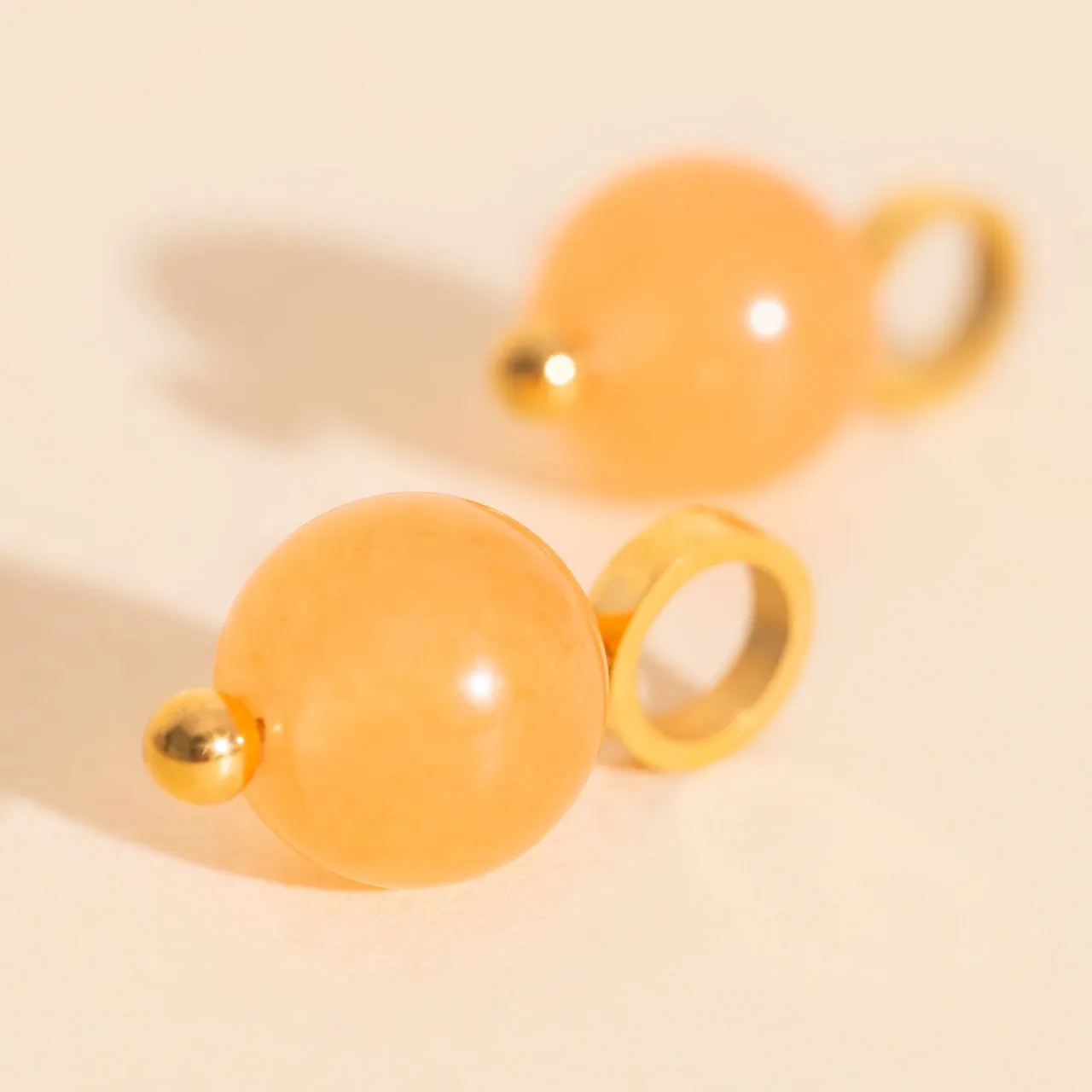 Office Piece Beautiful Trinket Aura Huggie Hoop Charms