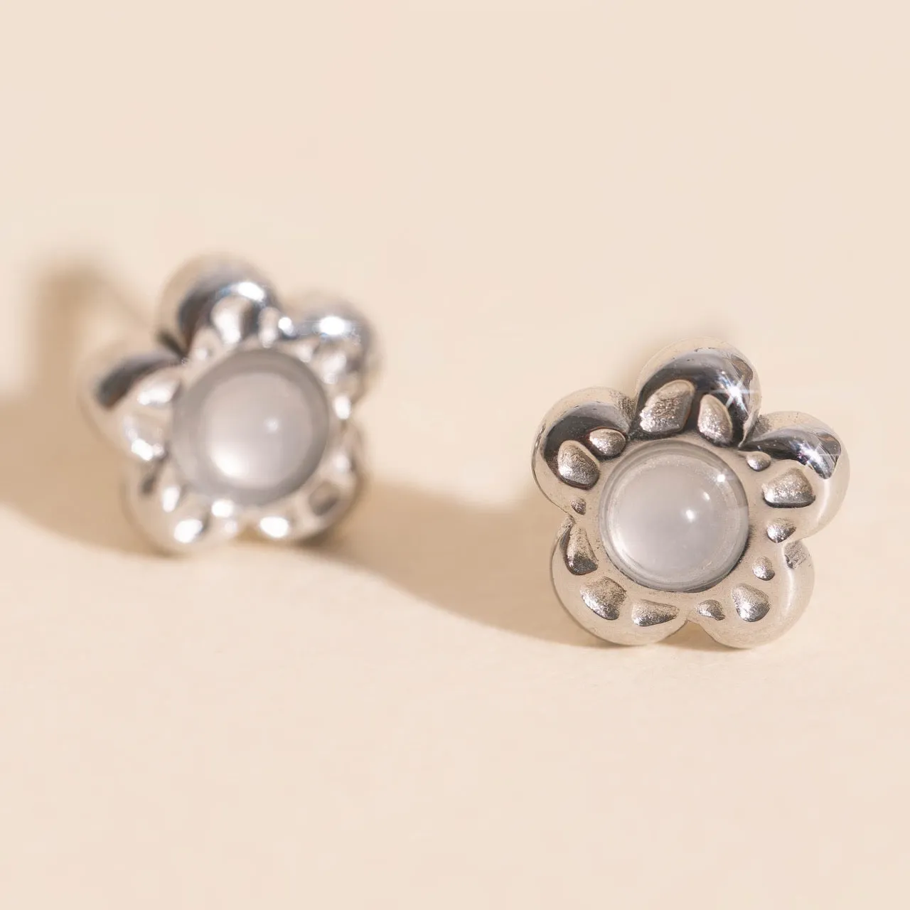 Glittering Style Autumn Bloom Mini Stud Earrings