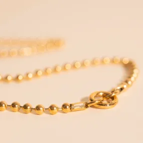 Birthday Jewelry Ball Chain Necklace