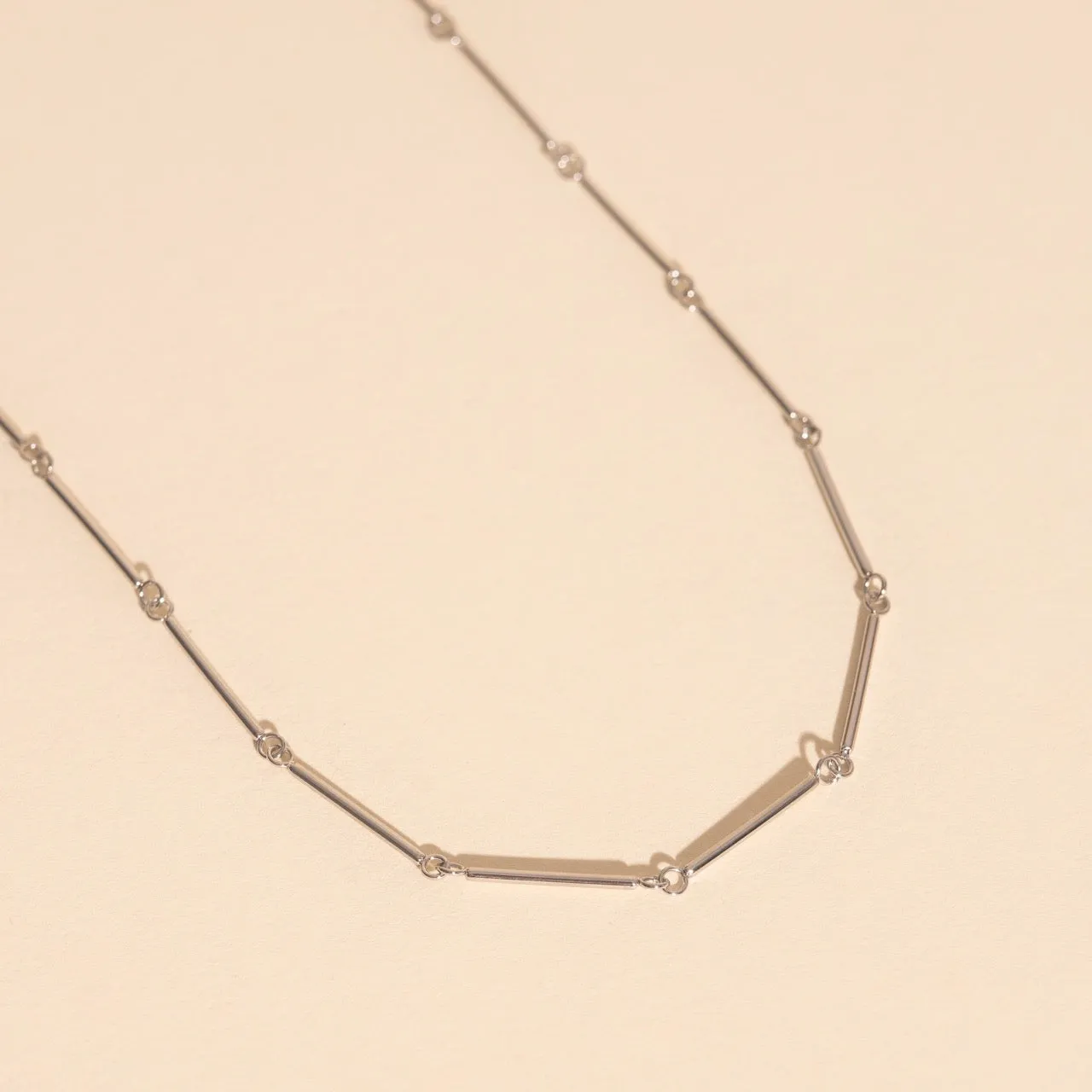 Bar Link Chain Necklace Stunning Design