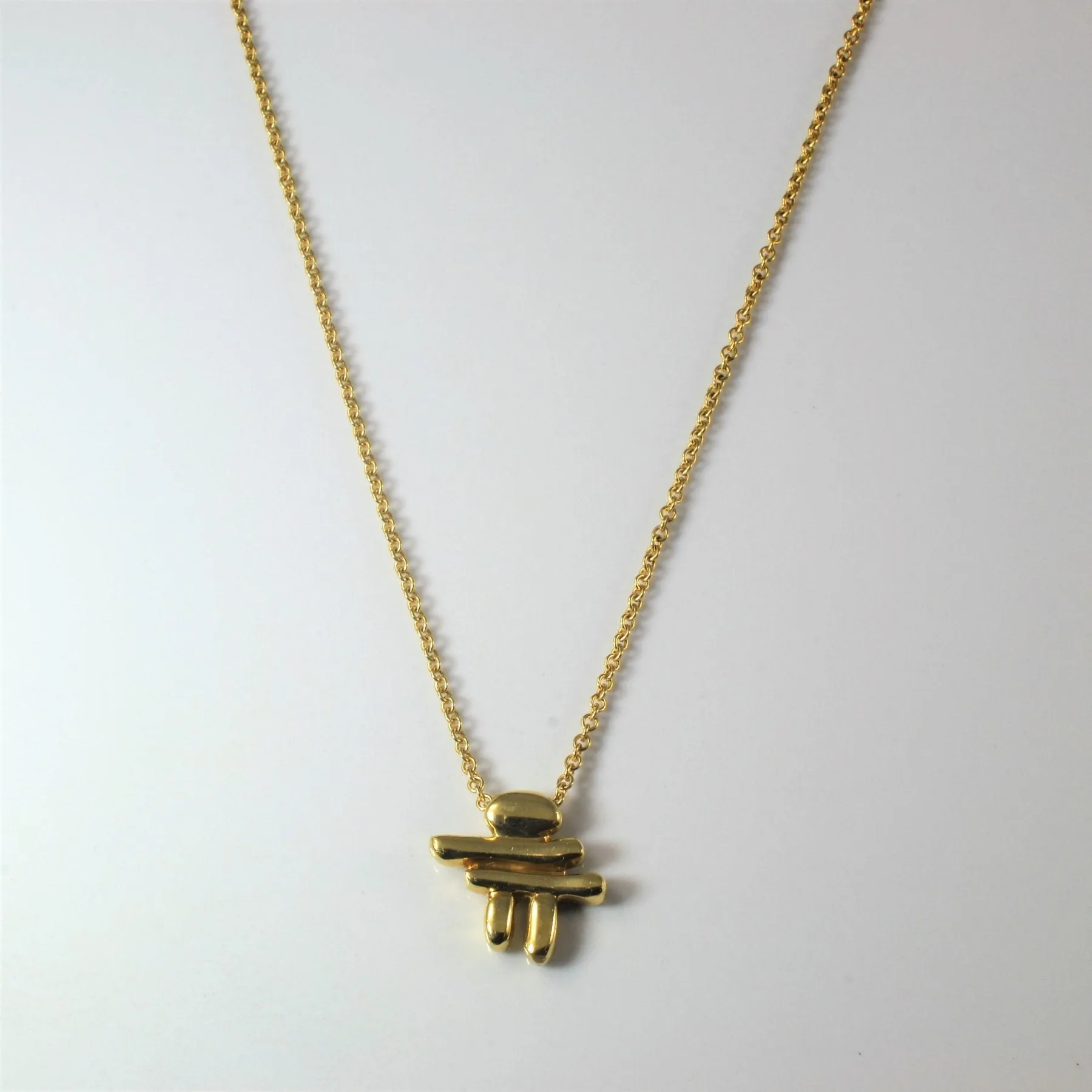 'Birks' Inukshuk Necklace | 18" | Distinct Style Festive Touch