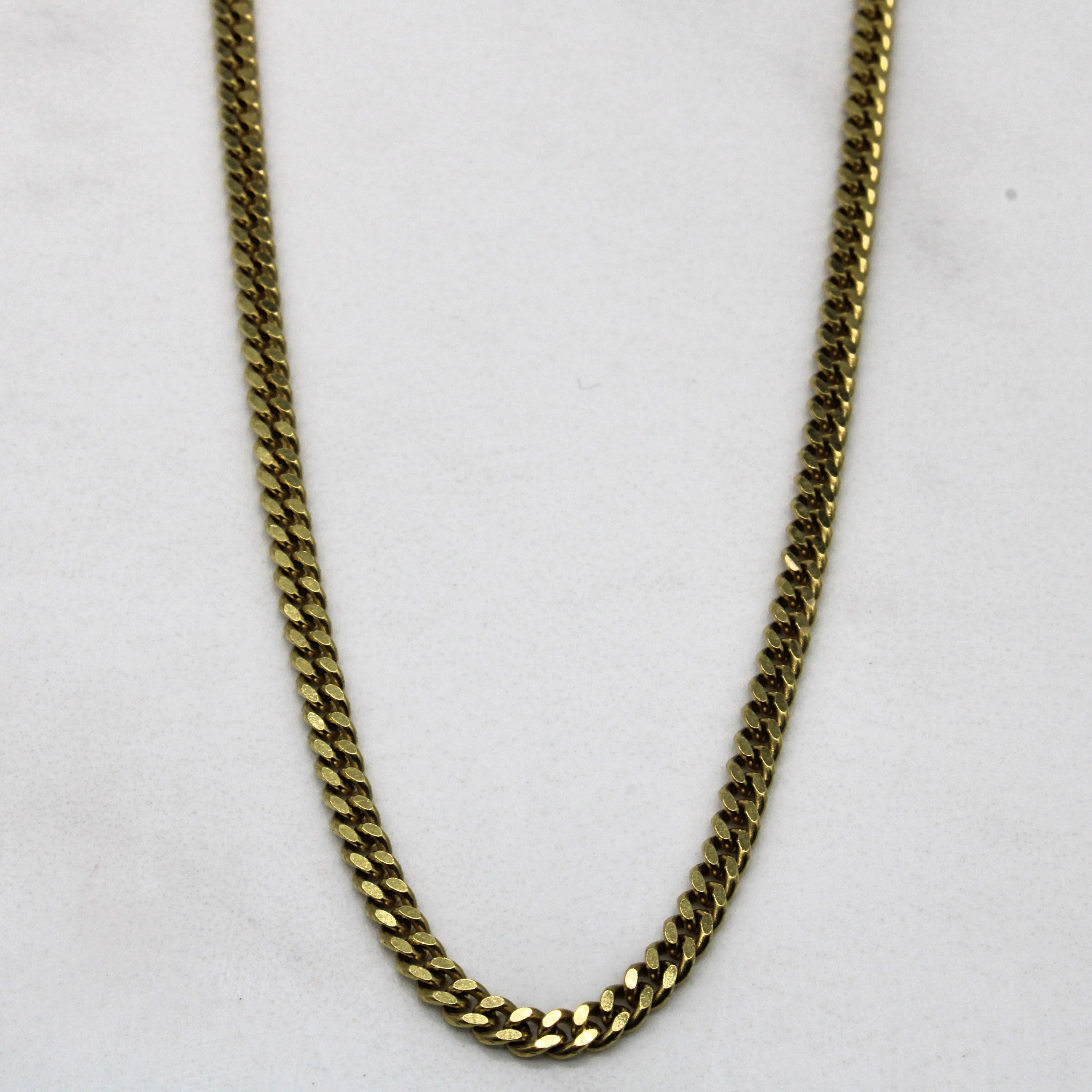 Fresh Detail 14k Yellow Gold Cuban Chain | 24" |