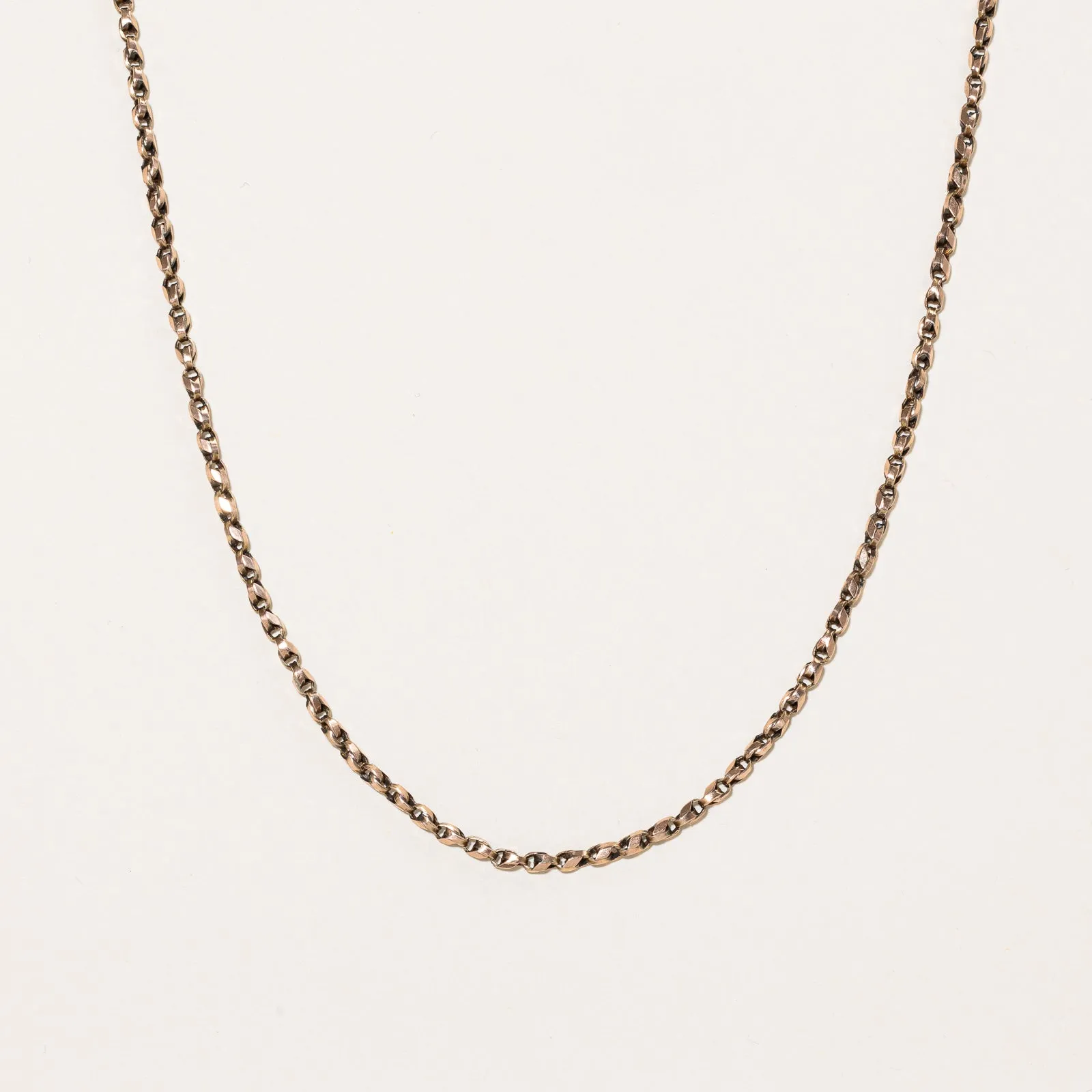 9k Yellow Gold Necklace | 18" | Refined Taste