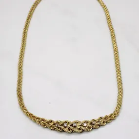 Diamond Rope Chain Necklace | 0.22ctw | 16" | Luxury Highlight
