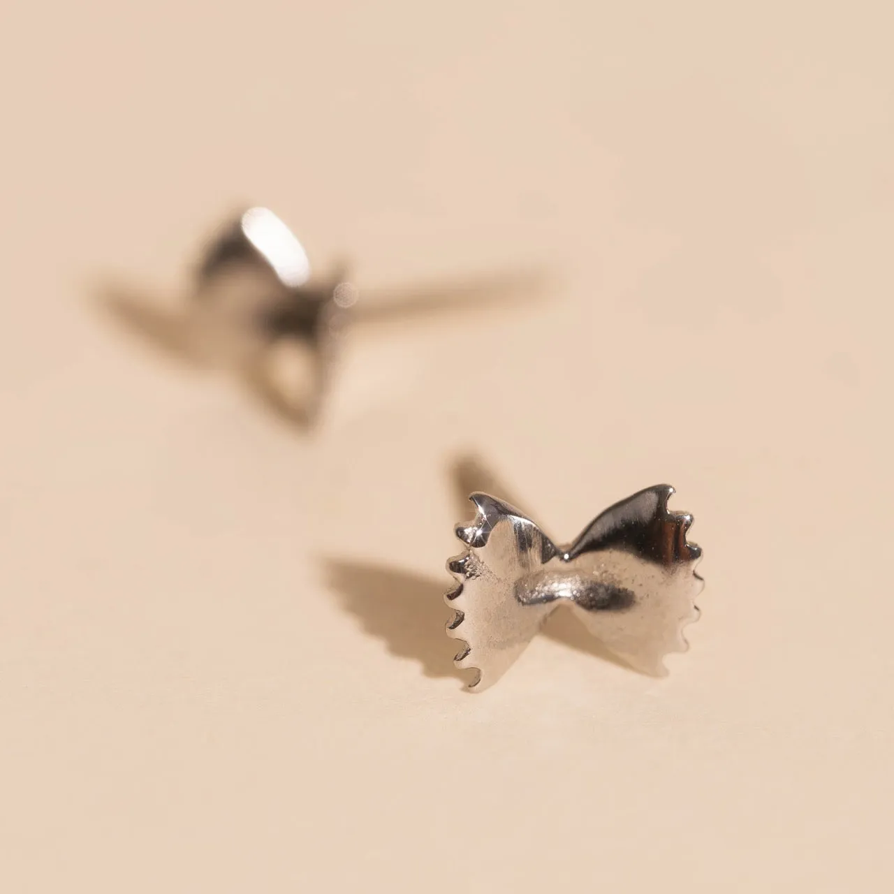 Casual Adornment Bowtie Stud Earrings