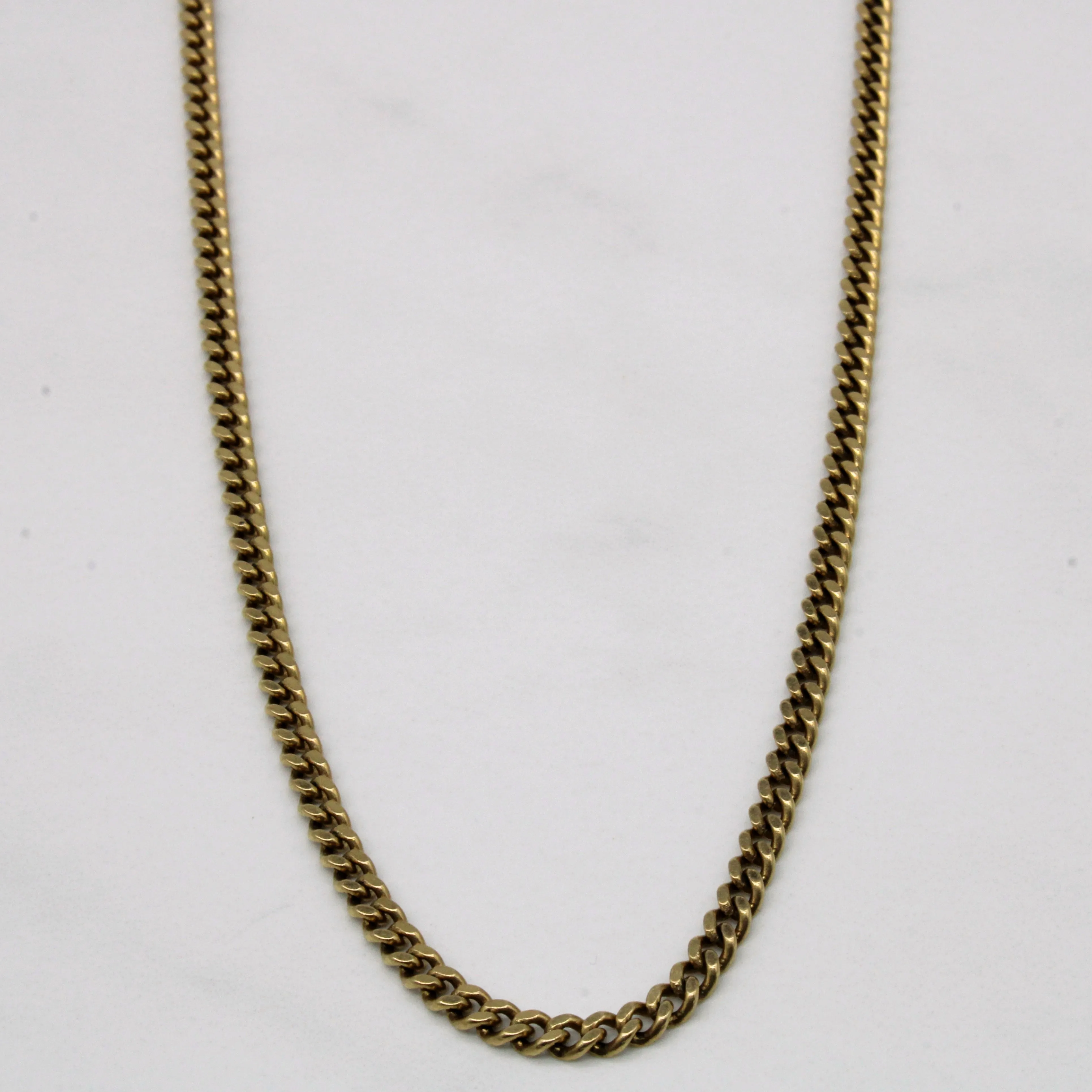 Classic Vibe 10k Yellow Gold Cuban Link Chain | 21" |
