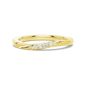 Party Moment Exclusive Finish Tension Flow Lab Grown Diamond And Moissanite Ring