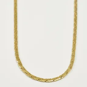 High-Quality Piece 10k Yellow Gold Fancy Chain | 17.50" |