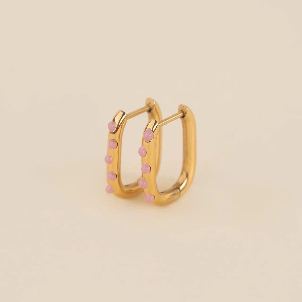 Stylish Appearance Splendid Adornment Bumpy Rounded Huggie Hoop Earrings
