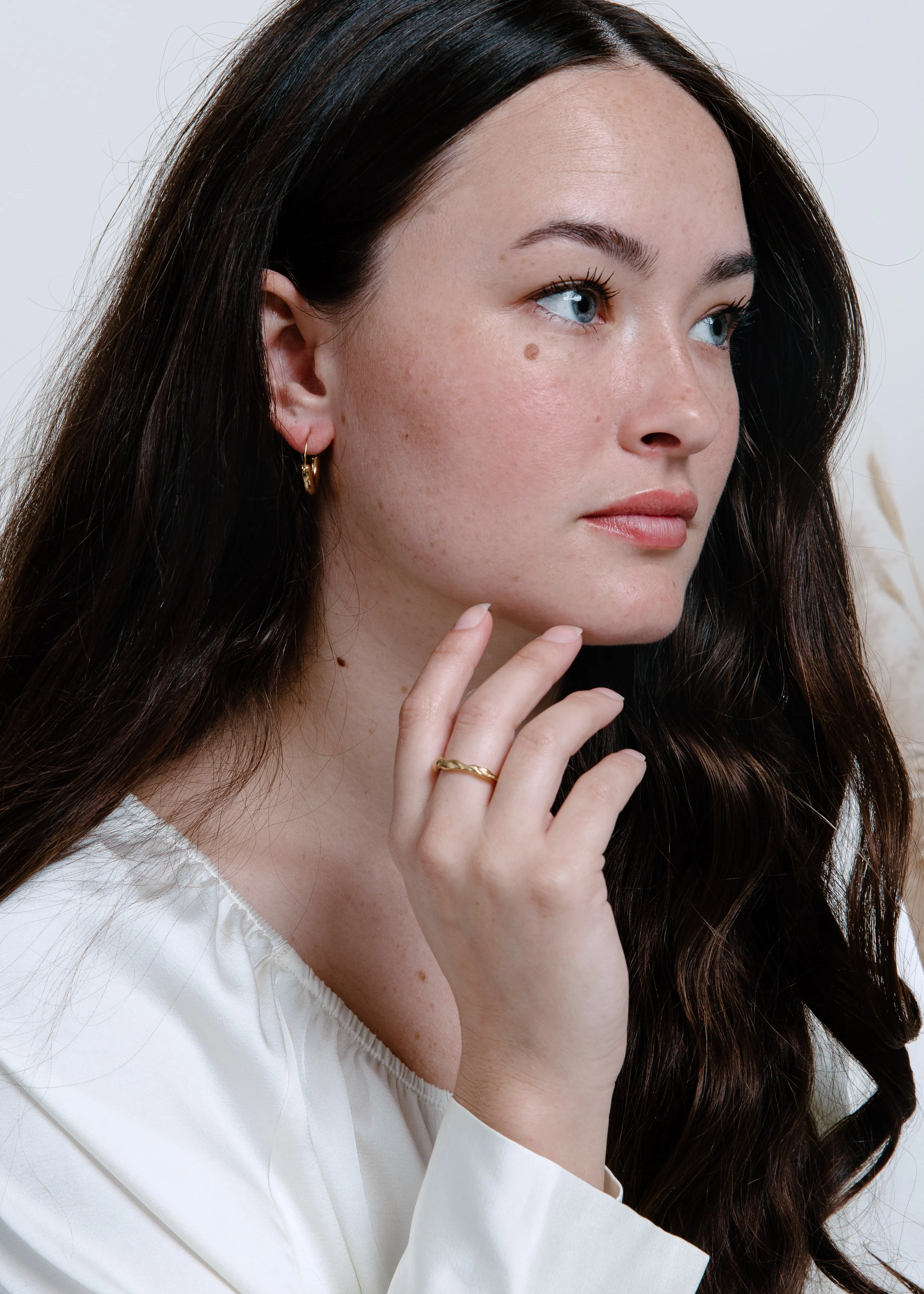 Call Me Back Ring Artisan Style Adjustable size