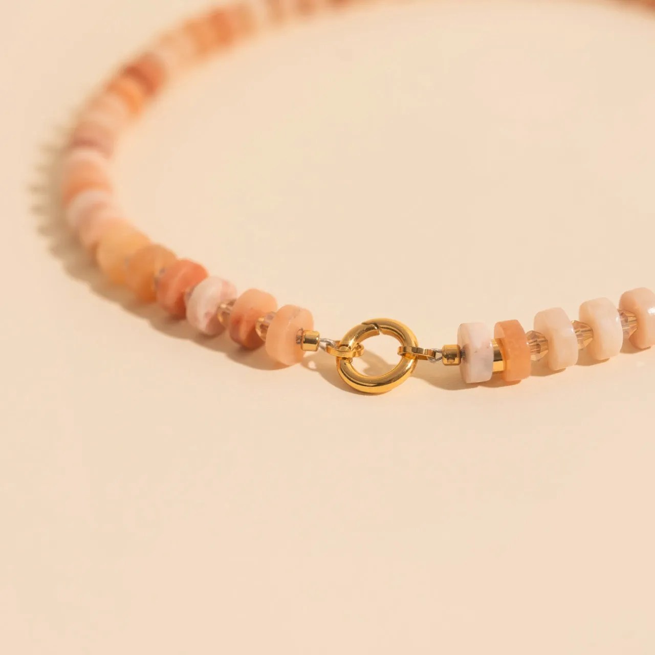 Splendid Gift Fall Occasion Adornment Candy Stone Necklace