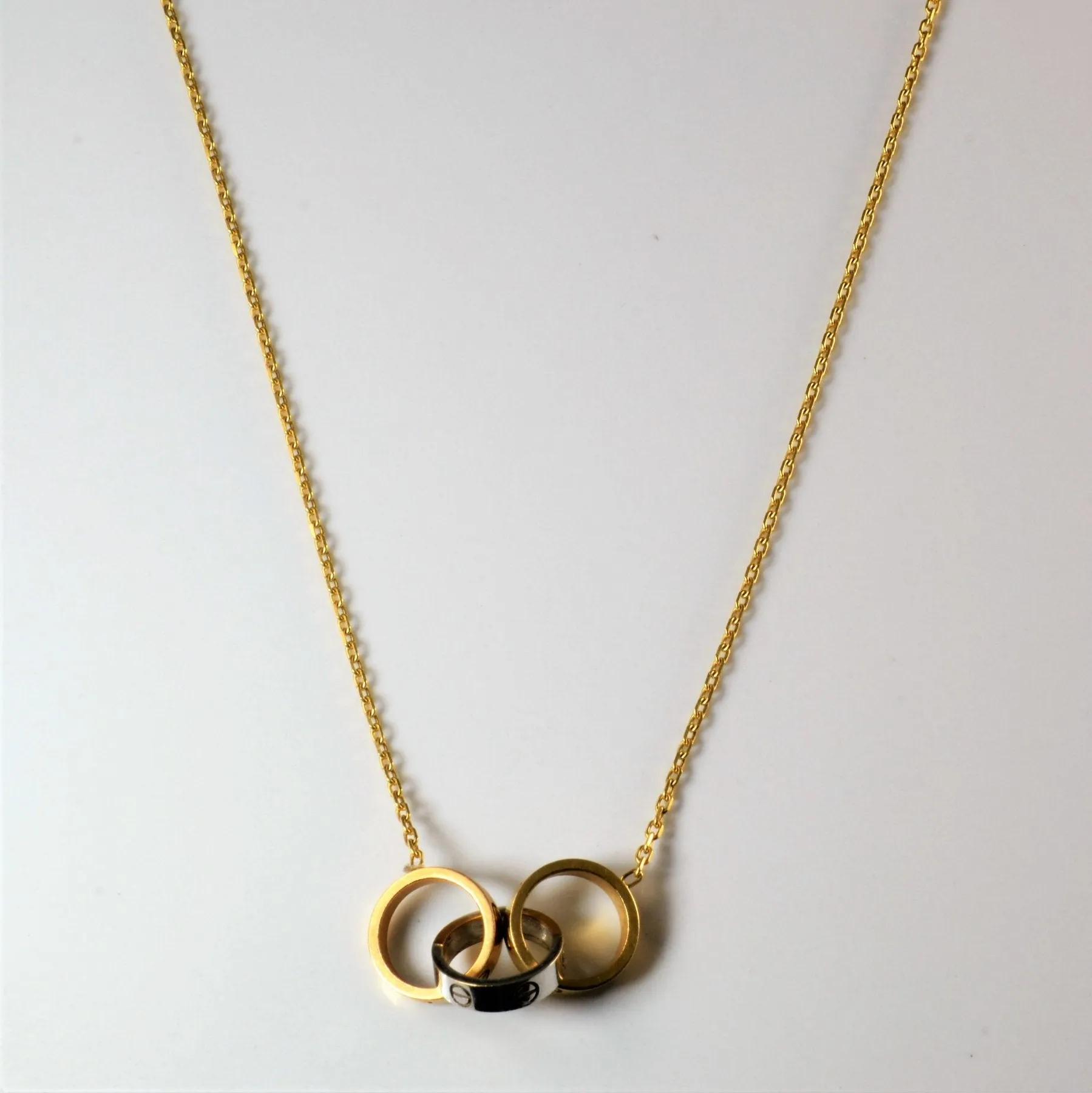 Everyday Design 'Cartier' Inspired Gold Necklace | 16" |