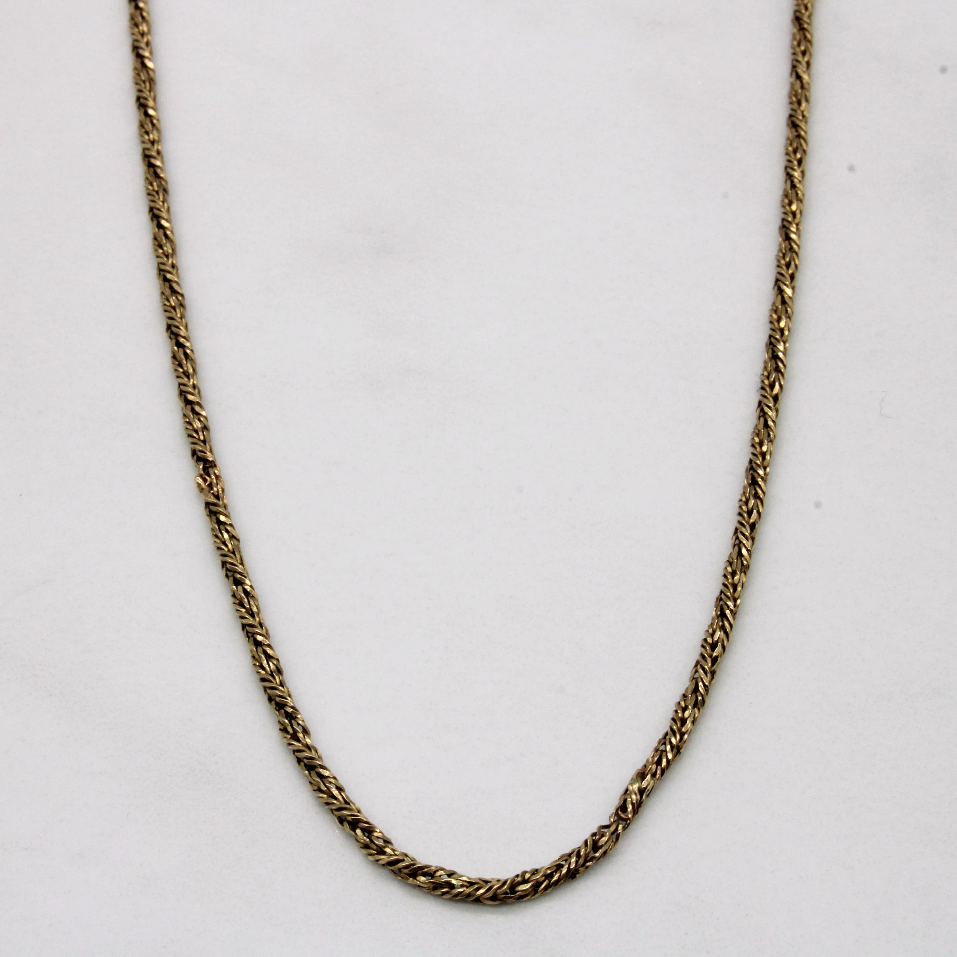 10k Yellow Gold Rope Chain | 20" | Luxurious Touch Masculine Bold