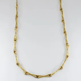 Shiny Gems 'Cavelti' 18k Gold Necklace | 32"