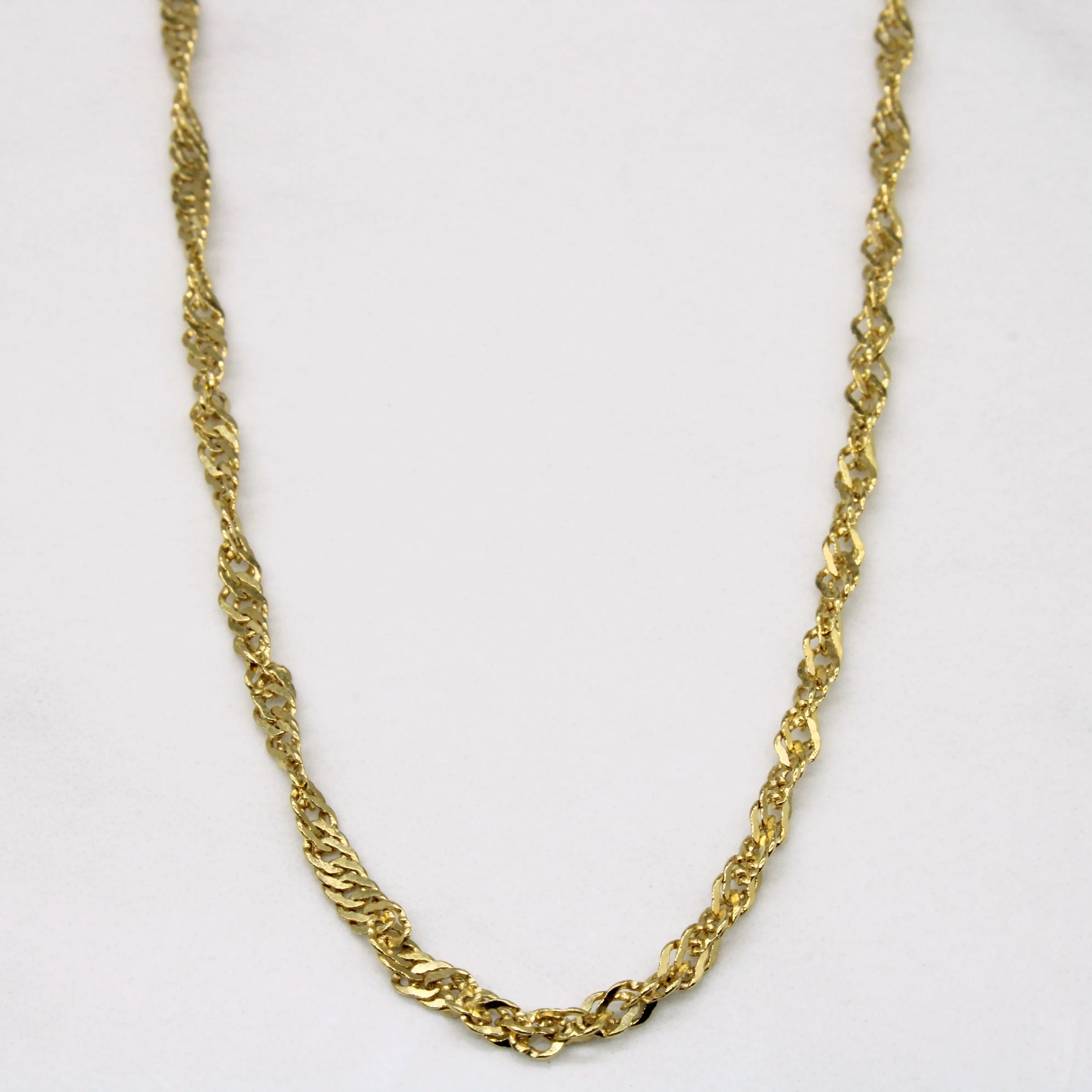 Elite Accent Daily Wear 10k Yellow Gold Rope Chain | 18" |