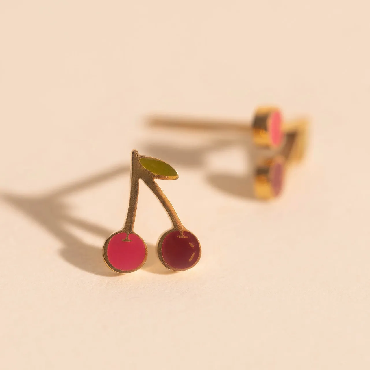 Classic Choice Mini Cherry Stud Earrings