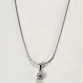 Modern Attire Neutral Mood Cluster Diamond Pendant Necklace | 0.19 ctw, 16''|