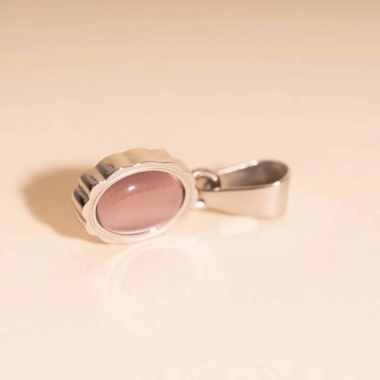 Haze Oval Necklace Charm Seasonal Mood Timeless Adornment