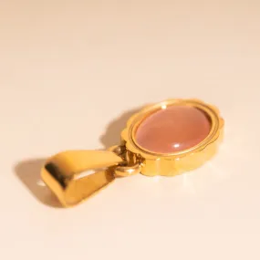 Cool Woman Haze Oval Necklace Charm