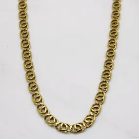 18k Yellow Gold Chain | 20" | Effortless Match Dressy look