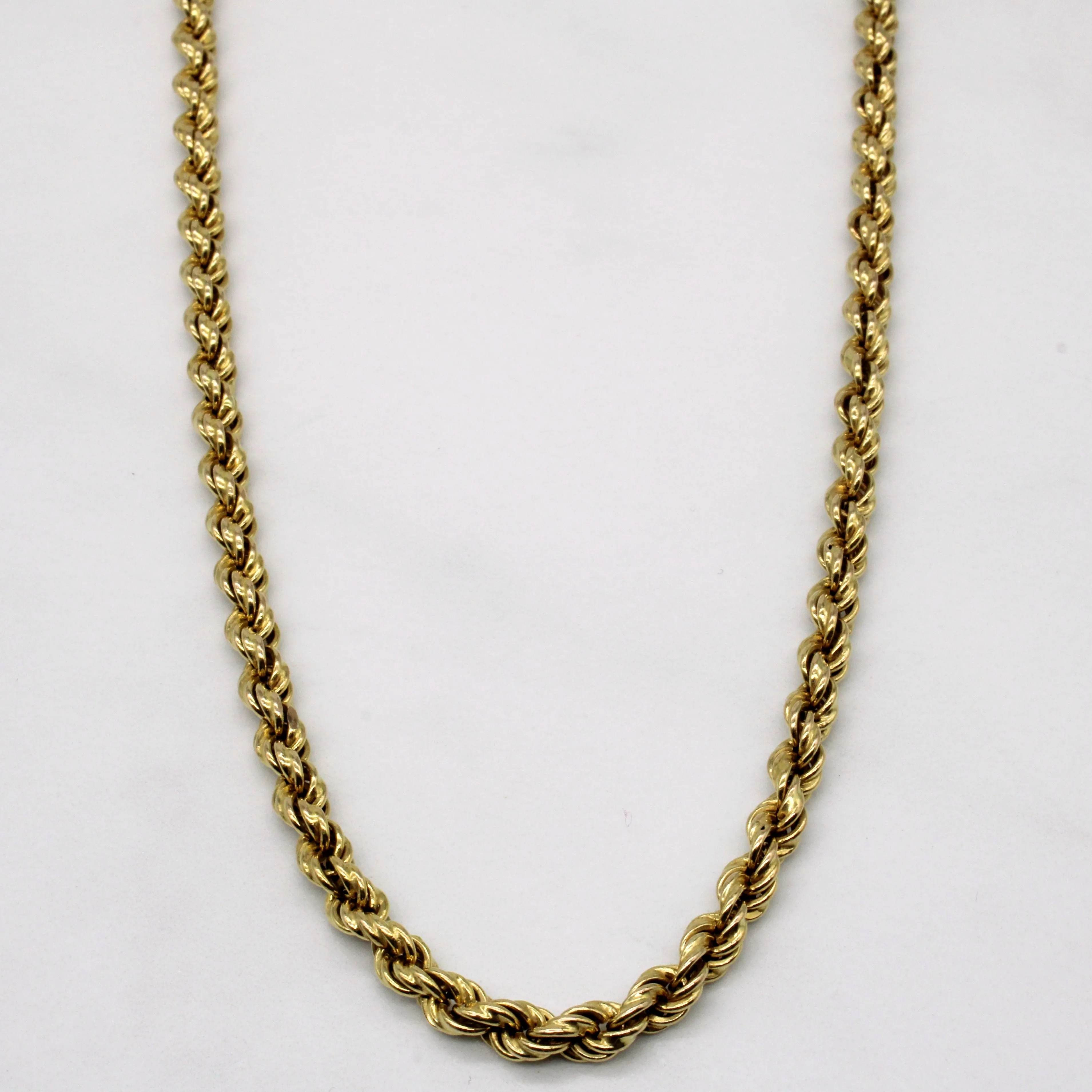 Creative Detail 14k Yellow Gold Rope Link Chain | 26" |