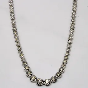 Sharp Silhouette Diamond Necklace | 3.00ctw | 16" |