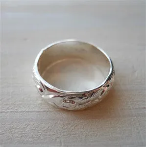 Custom Symbol Heavy Pattern Ring