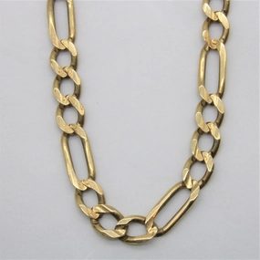 Natural Elements 10k Yellow Gold Figaro Chain | 20" |