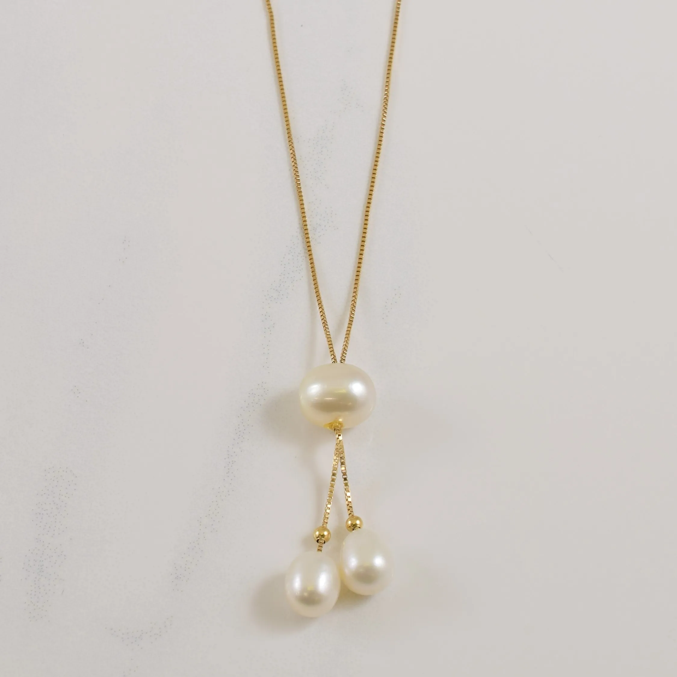 Cultured Pearl Necklace | 8.00ctw | 15" | Sophisticated Sparkle