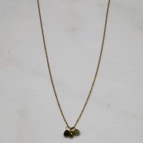 Charming Design Shiny Gems Salt & Pepper Diamond Necklace | 0.75ctw | 16" |