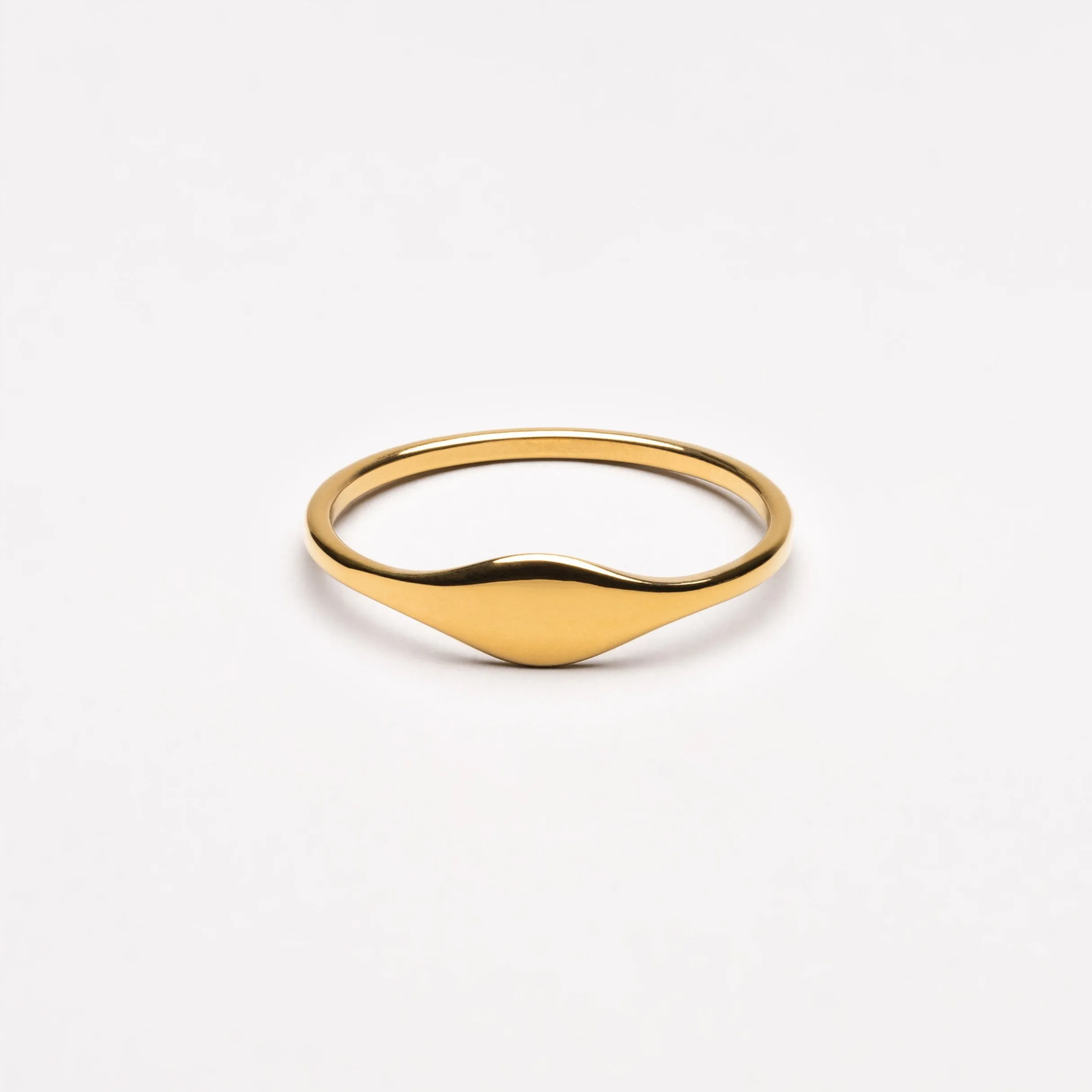 Dainty Signet Ring Classic Look Designer Statement