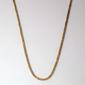 Photo Focus Chic Flow 10k Yellow Gold Curb Chain | 19" |
