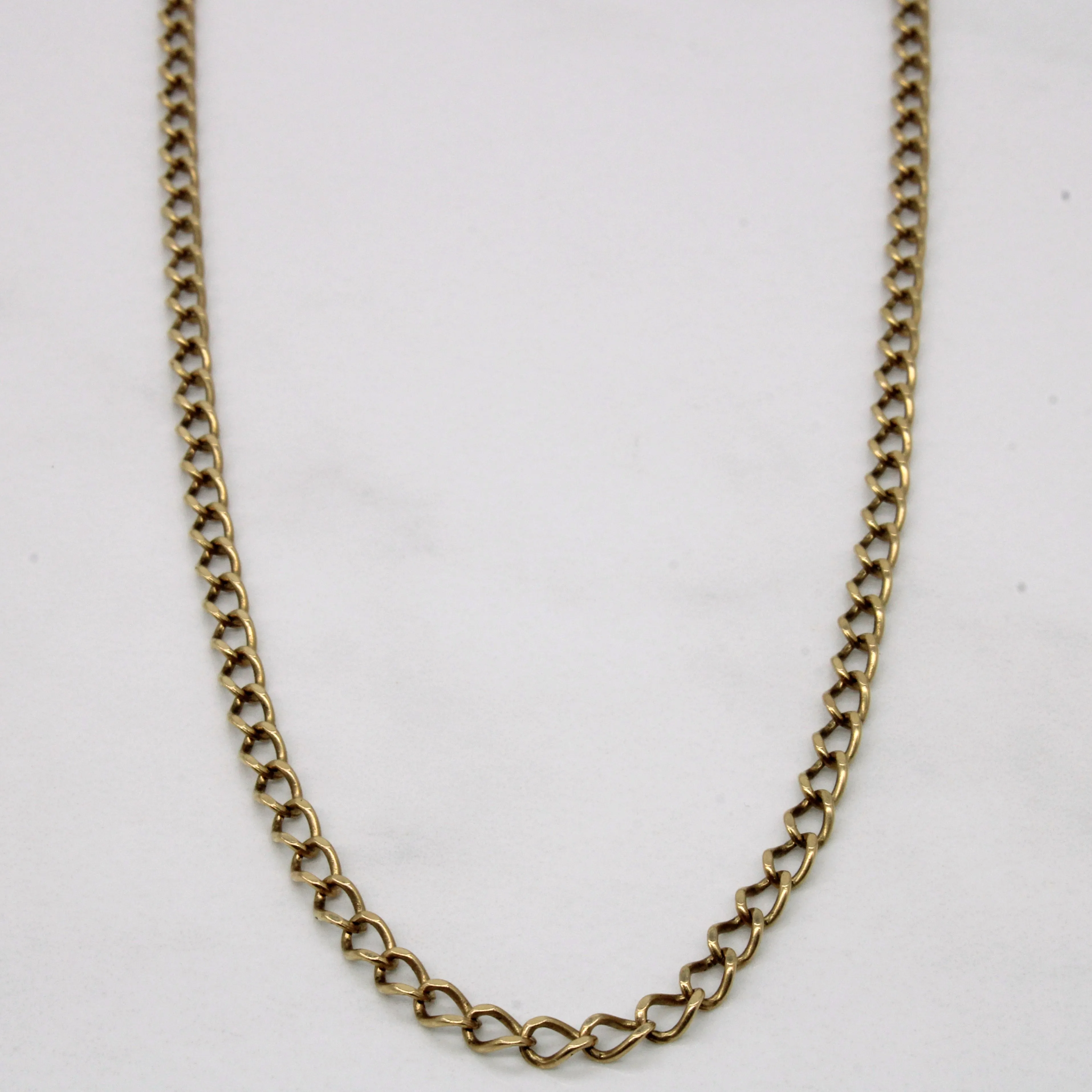 10k Yellow Gold Oval Link Chain | 22" | Elegant Shine Finish