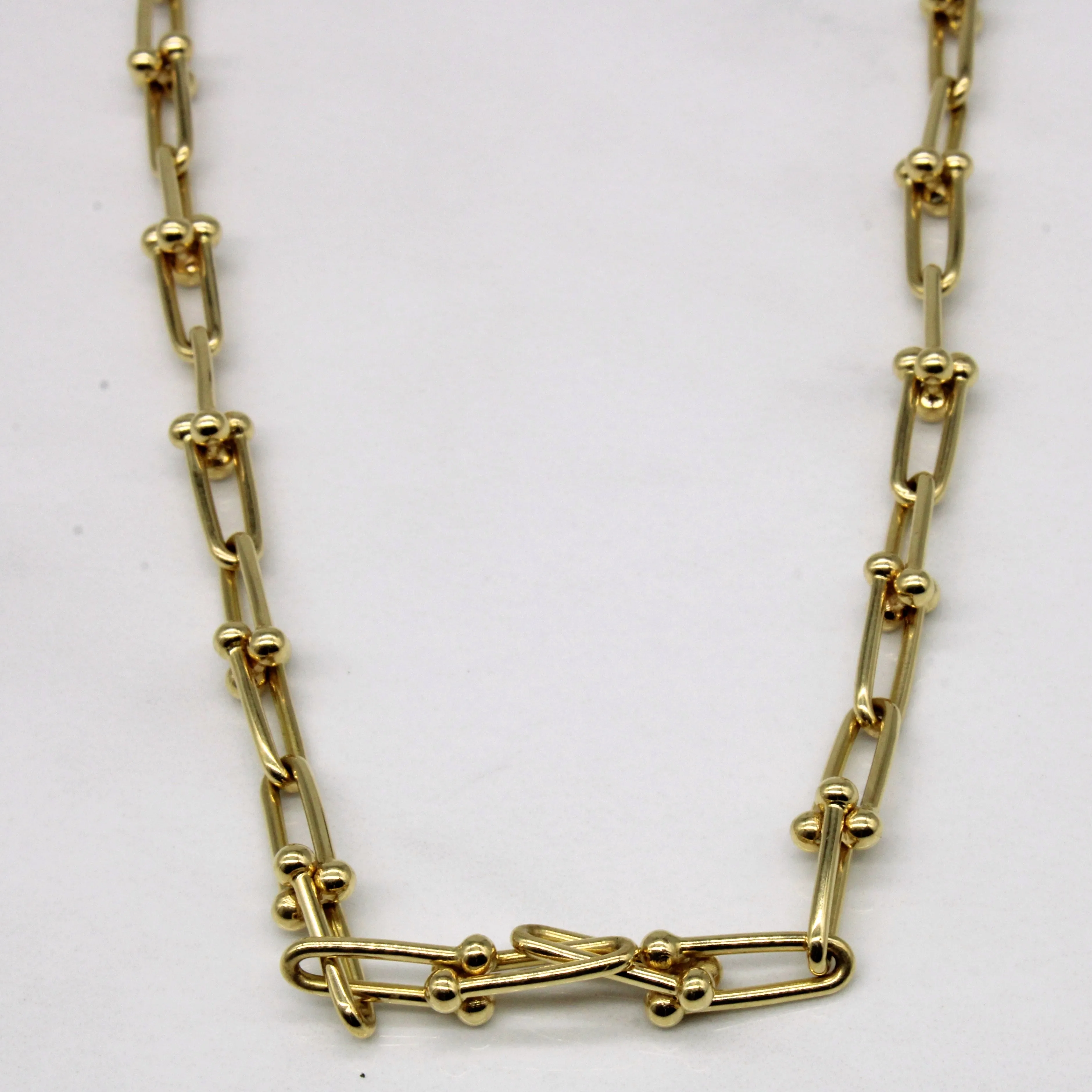 18k Yellow Gold Chain | 20" | Weekend Glow Chic Look