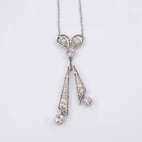 Bold Moment Highlight Moment Diamond Bow Necklace | 0.52ctw | 14.5" |