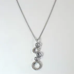 Diamond Bubble Drop Necklace | 0.27ctw | 17" | Timeless Presence Timeless Duo