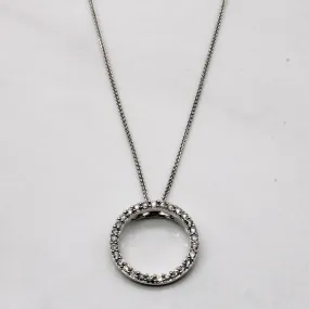 Diamond Infinity Pendant & Necklace | 0.15ctw | 18" | Exquisite work