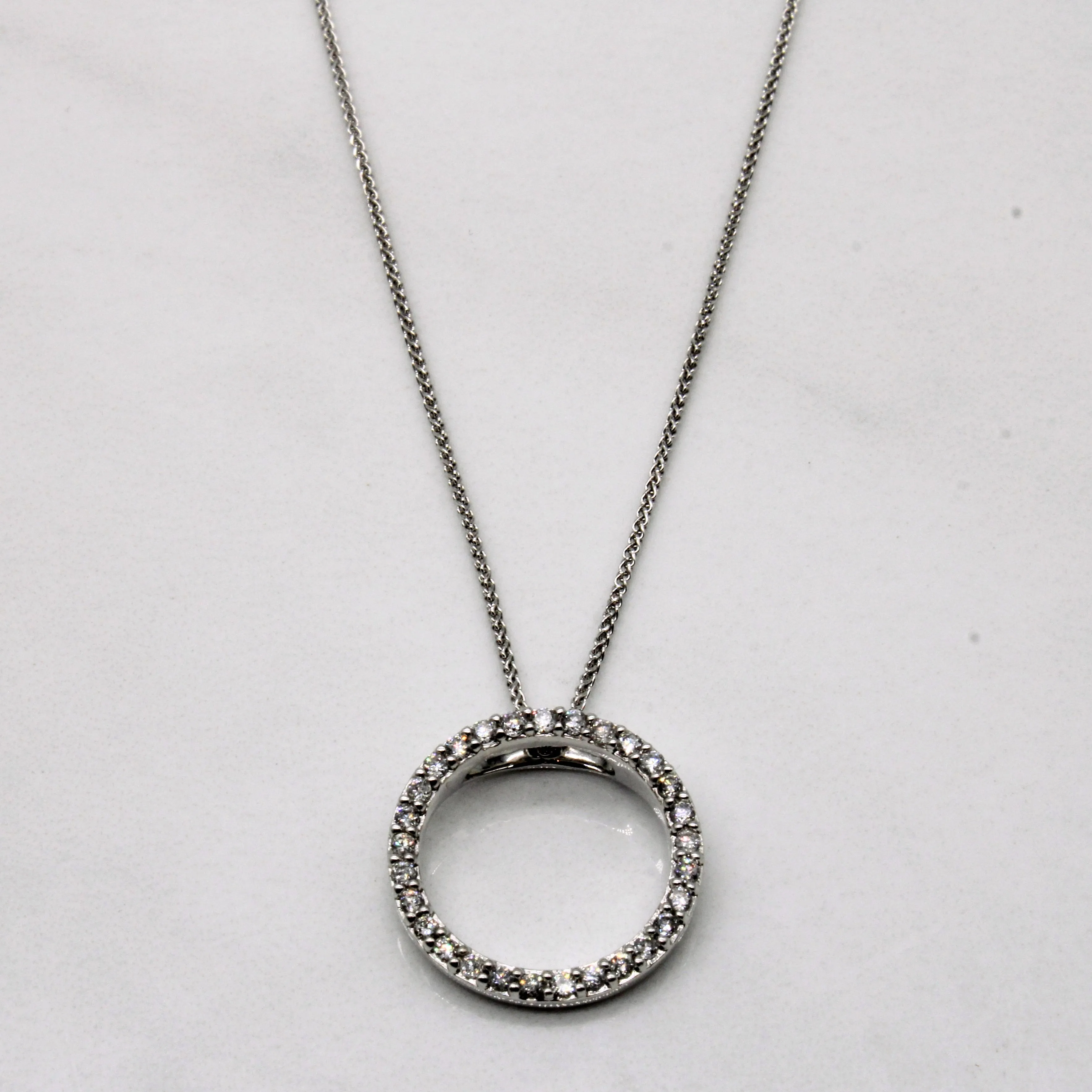 Diamond Infinity Pendant & Necklace | 0.15ctw | 18" | Exquisite work
