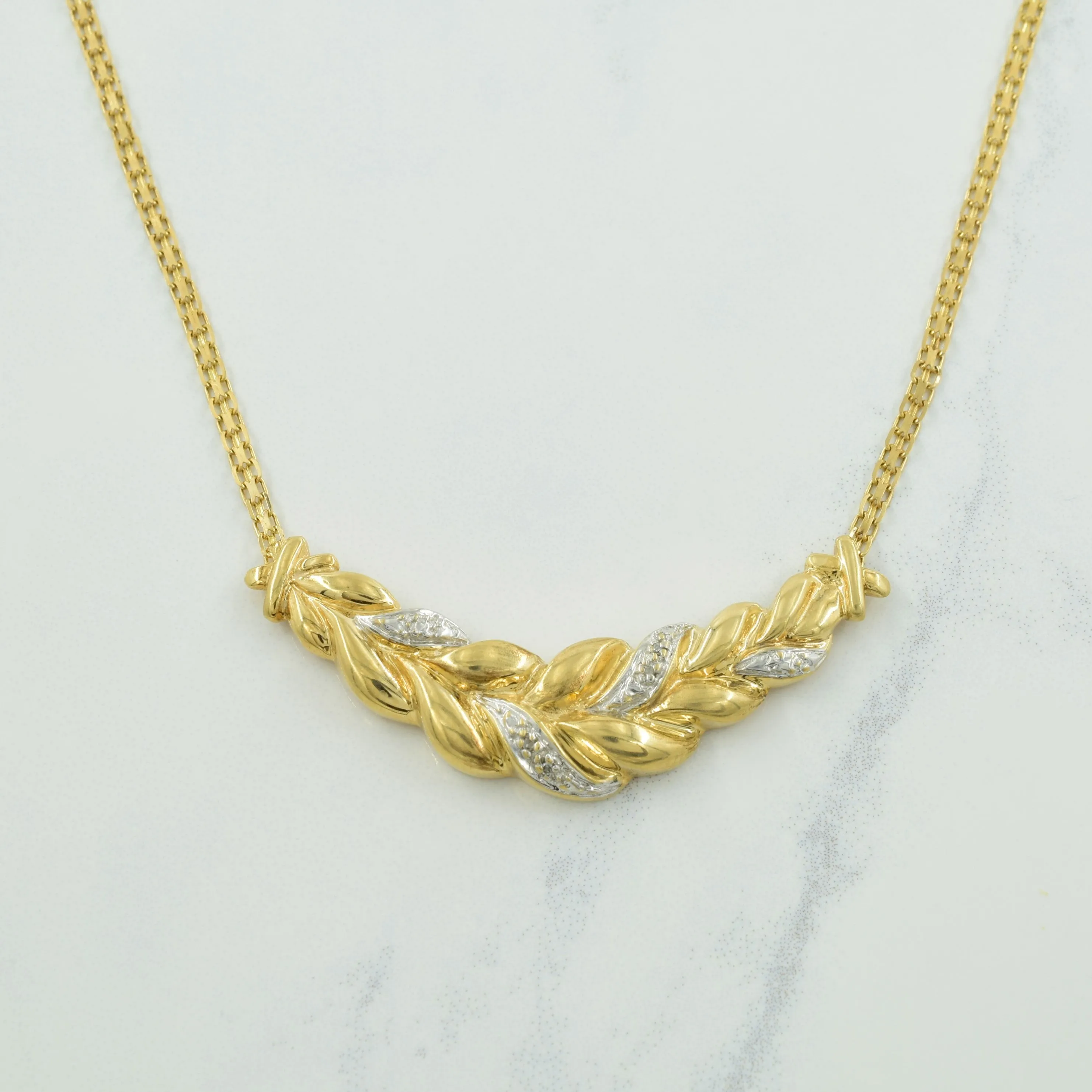 Diamond Pendant Necklace | 0.02ctw | 17.50" | Seasonal accessory