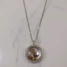 Diamond Snowflake Capsule Necklace | 0.40ctw | 18" | Exquisite Craft