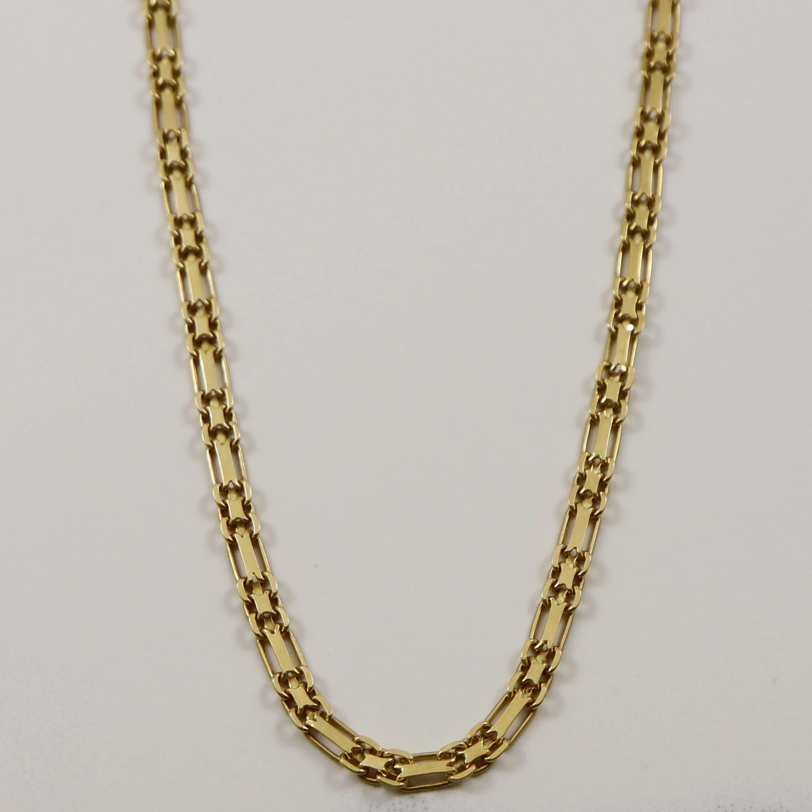 18k Yellow Gold Fancy Chain | 18" | Radiant Touch