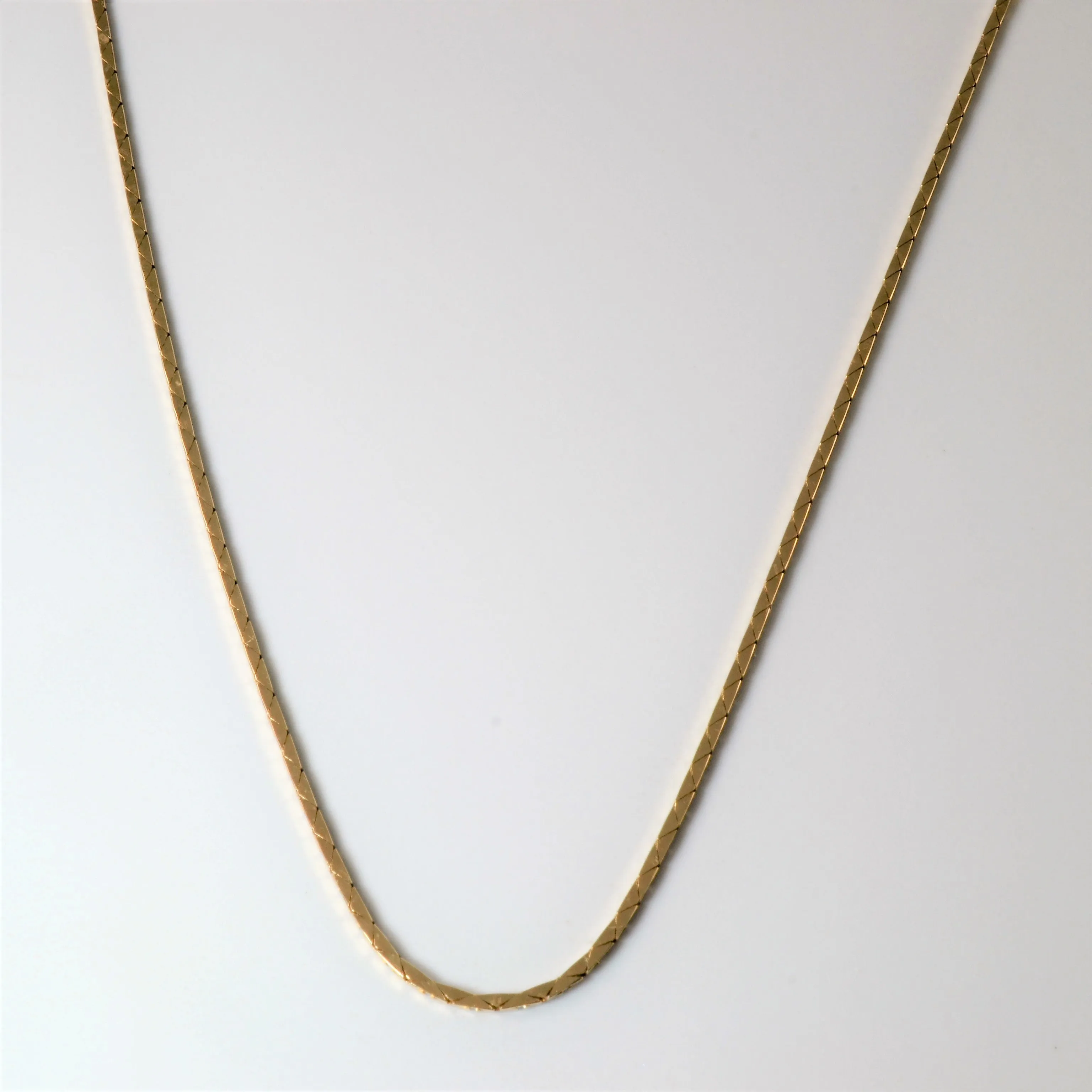 10k Yellow Gold Boston Link Chain | 20" | Anniversary Present