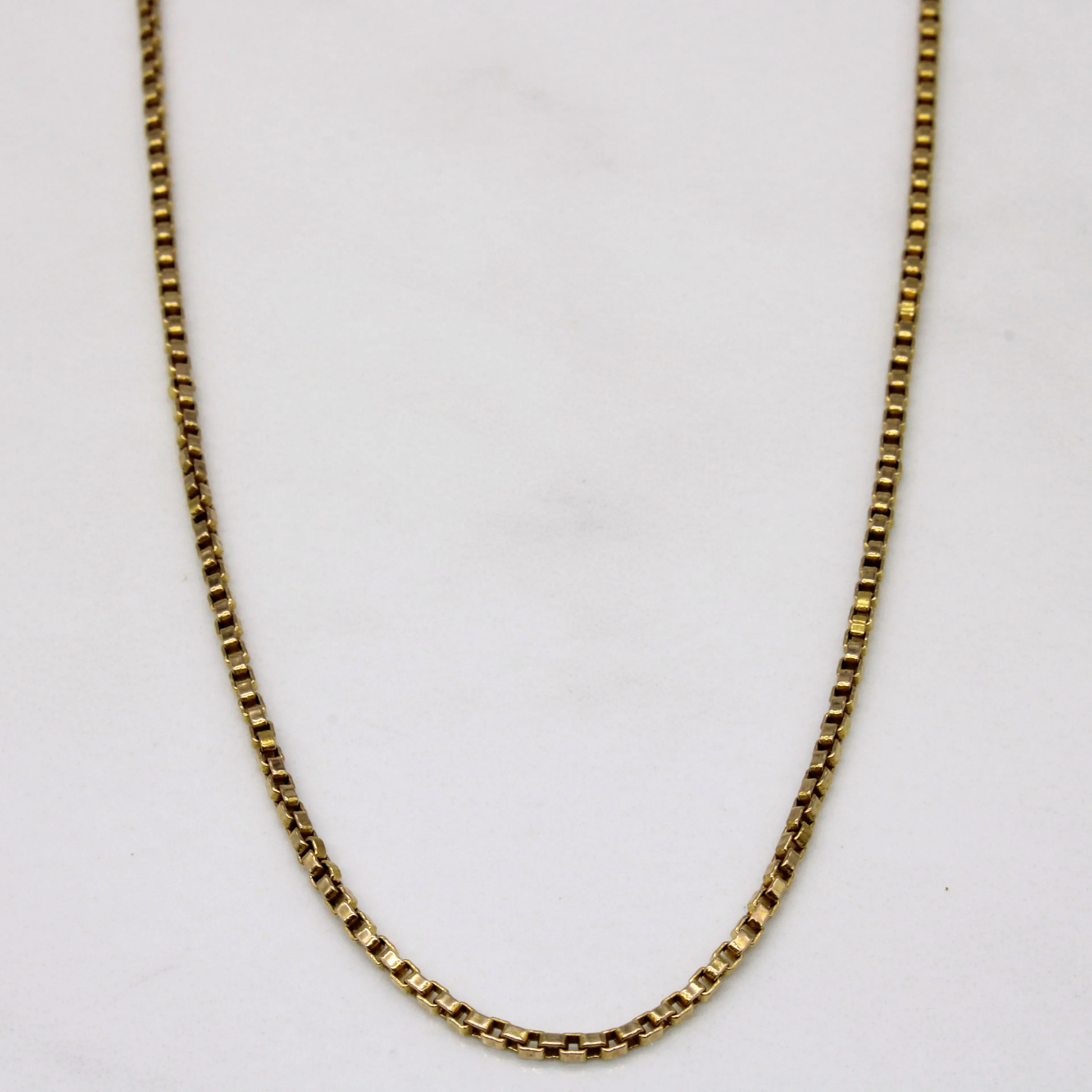 14k Yellow Gold Box Link Chain | 28" | Timeless Touch Fashion Mood