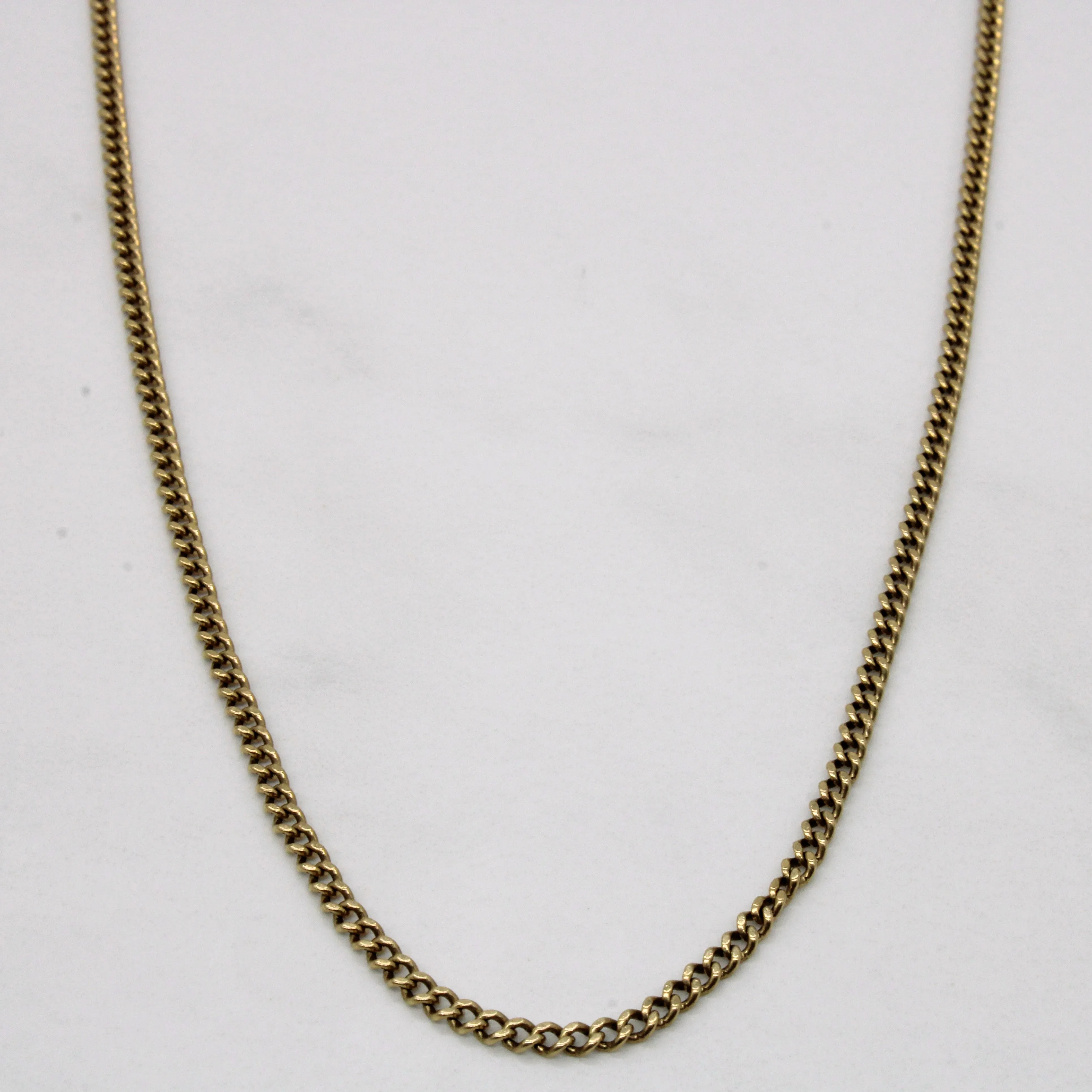 Effortless Fit 10k Yellow Gold Cuban Link Chain | 24" |