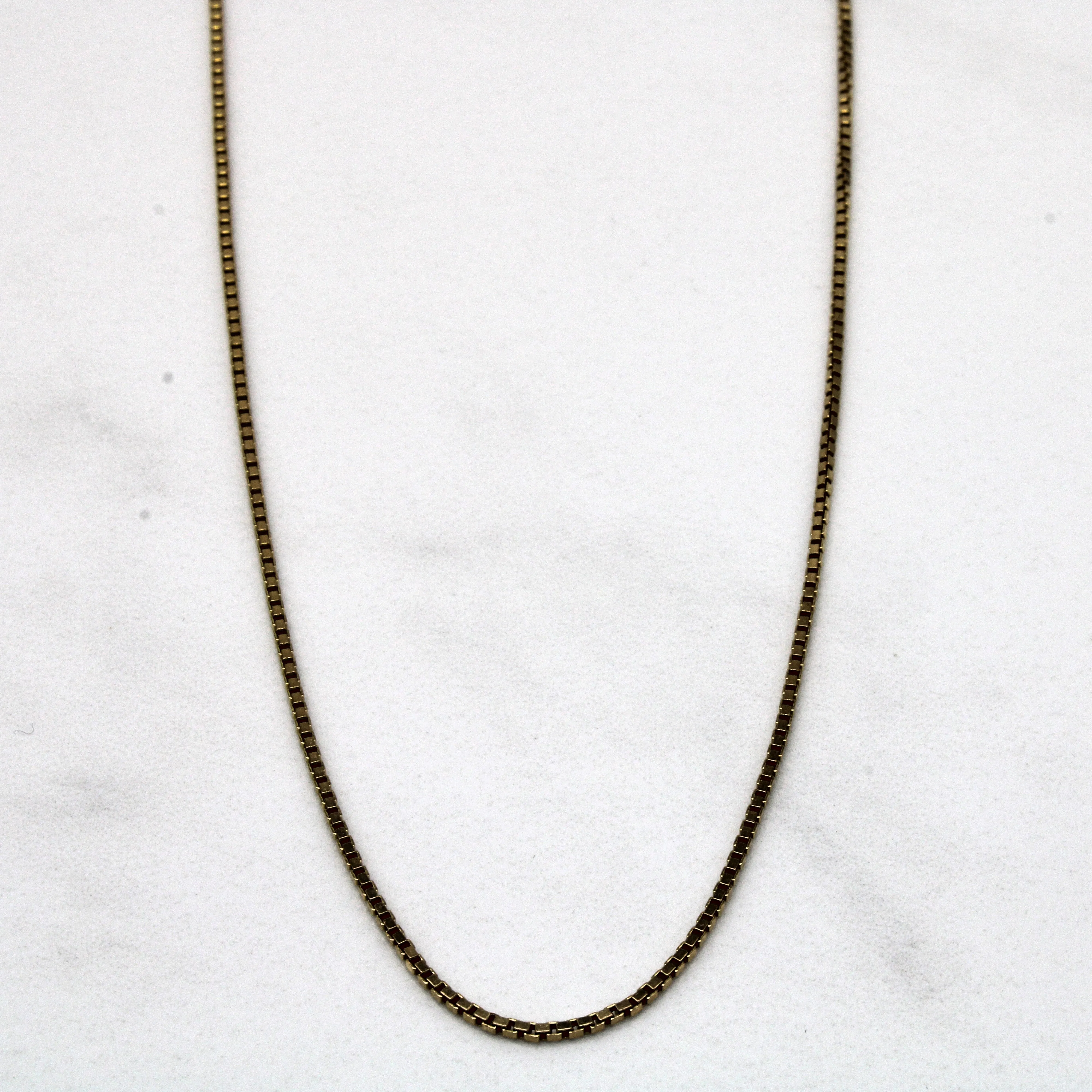 Pure Form 10k Yellow Gold Box Chain | 16" |