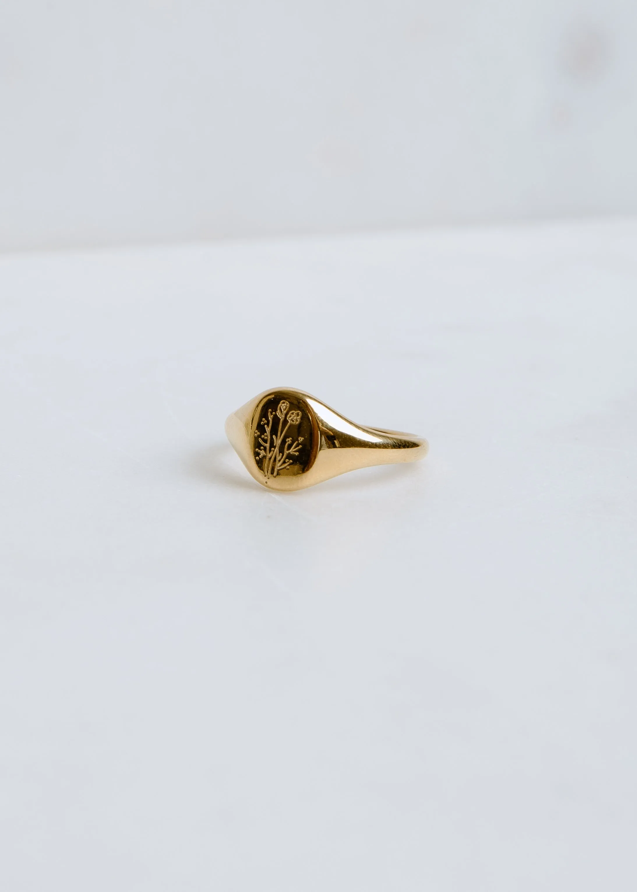 Crisp Accent Numbered Edition Wildflower Ring
