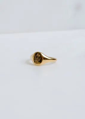 Crisp Accent Numbered Edition Wildflower Ring